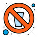 No Drink No Water Prohibition Icon