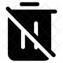 No Dustbin Icon