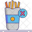 No Fast Food  Icon