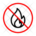 Flame Fire Banned Icon
