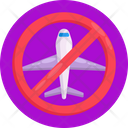 No Flight Infection Corona Icon
