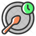 No Food Fasting Time Icon