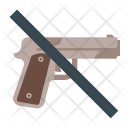 No Weapons Gun Icon