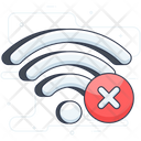No Internet Internet Prohibition No Wifi Icon