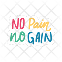 No Pain No Gain Icon