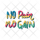 No Pain No Gain Icon