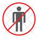No People Prohibited Icon