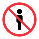 Ningun Pueblo Prohibicion Prohibido Icono