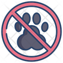 No Pets No Dog Animal Icon