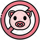 No Pig No Pork Fasting Icon