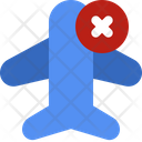 Forbidden Fly Airplane Icon