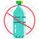 No Plastic Bottle Icon