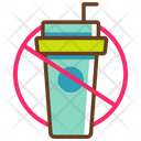 No Plastic Cup Icon