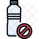 No Plastic Bottle Icon