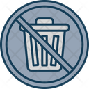 No Recycling  Icon