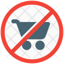 No Shopping Cart Icon