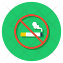No Smoking Smoking Prohibited Quit Smoking Icon