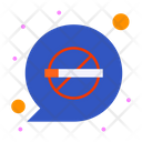 No Smoking Message Icon