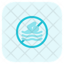 No Swimming Icon