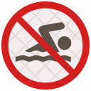 No swimming Icon