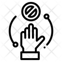No Touch Forbidden New Normality Icon