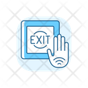 No Touch Exit Switch Icon