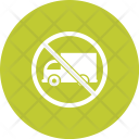 No Truck Sign Icon