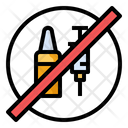 Vaccine No Syringe Icon