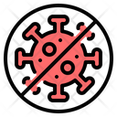 No Virus Virus Bacteria Icon