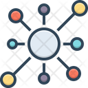 Node Network Link Icon