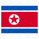 North Korea Country National Icon