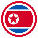 North Korea Country National Icon