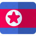 North Korea Flag North Korea Flag Icon