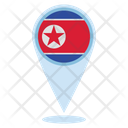 North Korea Location Icon