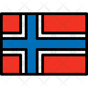 Norway Flag Country Icon