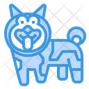 Norwegian Elkhound Dog Animal Icon