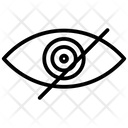 No View Not Visible Eye Icon