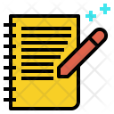 Note Writing Lecture Icon