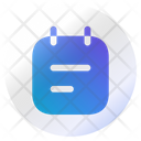 Note Text Icon - Download in Gradient Style
