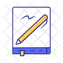 Notebook With Pen Icon