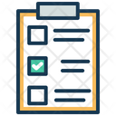 Notepad Checklist List Icon