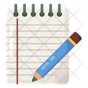 Diary Drafting Pad Notebook Icon