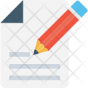 Notes Pencil Writing Icon