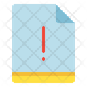 File Notice Exclamation Icon