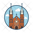 Notre Dame Cathedral Vietnam Famous Building Landmark Icon