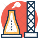 Nuclear Plant Building Icon