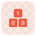 Number Block Number Cubes Number Cube Icon