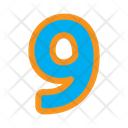 Number Nine Icon