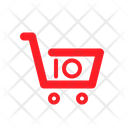 Number Of Items In Cart Cart Trolley Icon