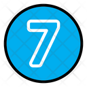 Number Seven Icon